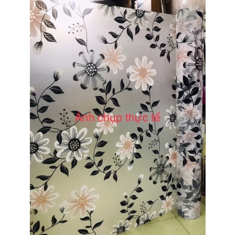 Giấy Dán Kính Cửa Sổ 3D hoa mặt trời 🌞 keo sẵn