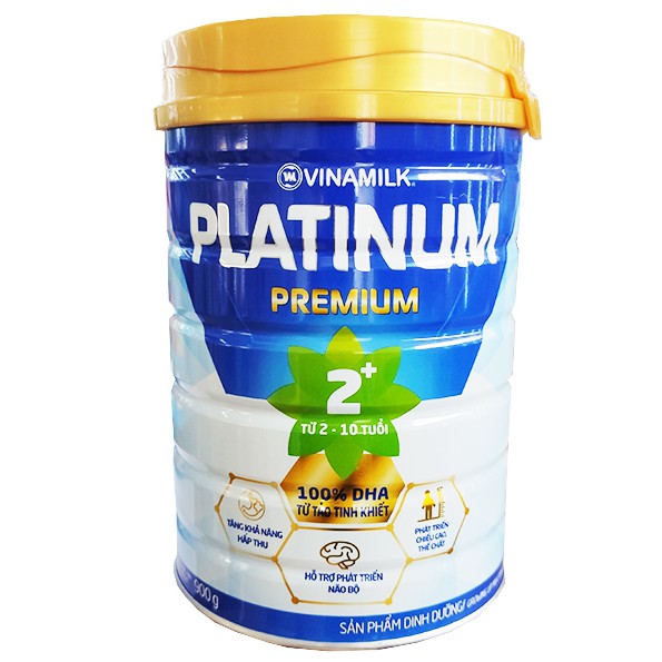 Sữa bột Platinum Vinamilk 2+ 900g