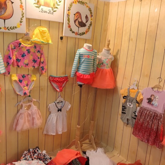 combo đồ bơi body váy cho bé