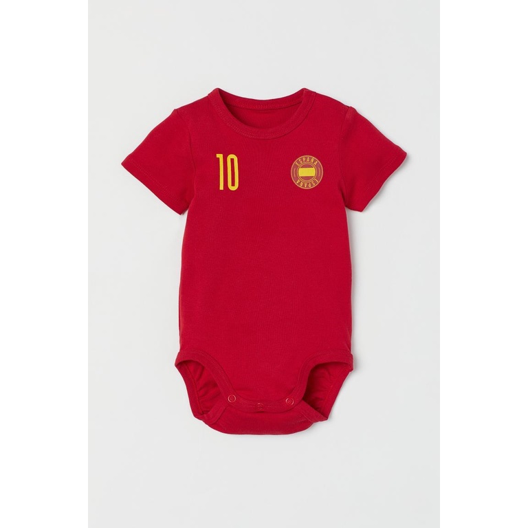 Bộ romper áo liền quần bóng đá HM H&M Auth cho bé