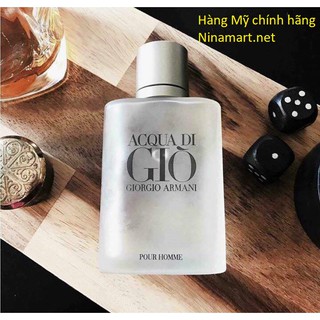 (Hàng Mỹ chính hãng) Nước hoa nam Giorgio Armani Acqua Di Gio For Men 100ml