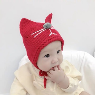 [THANH LÝ NGỪNG BÁN] Mũ len hình chuột cho bé