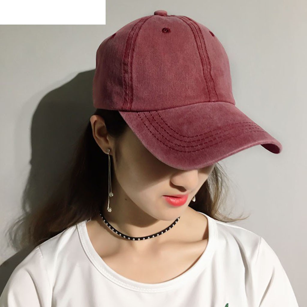 NÓN KẾT TRƠN BỤI MŨ LƯỠI TRAI NAM NỮ CÓ THỂ ĐIỀU CHỈNH KIỂU BẠC MÀU