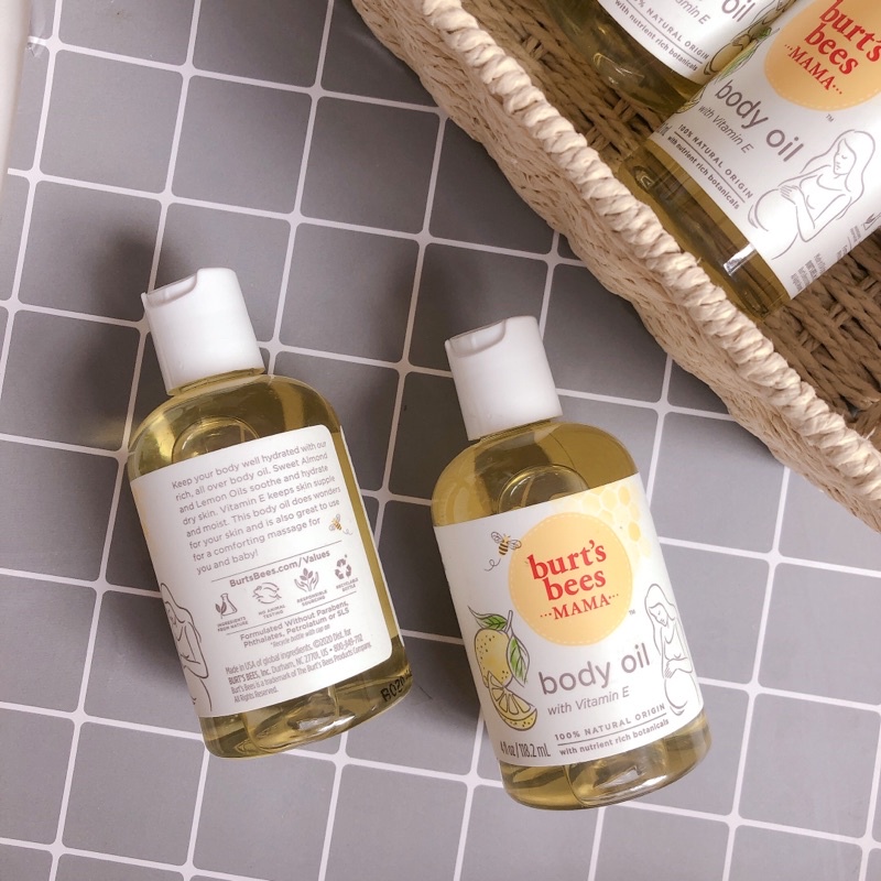 Dầu chống rạn da cho bà bầu Burt's Bees Mama Bee