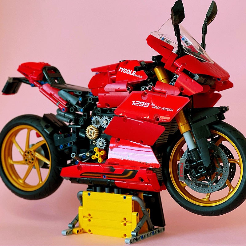 Đồ chơi Lắp ráp mô hình Technic MOTO DUCADI 1299 track version T4020 Màu đỏ