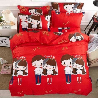 Mẫu chăn ga gối poly cưới mới nhất
