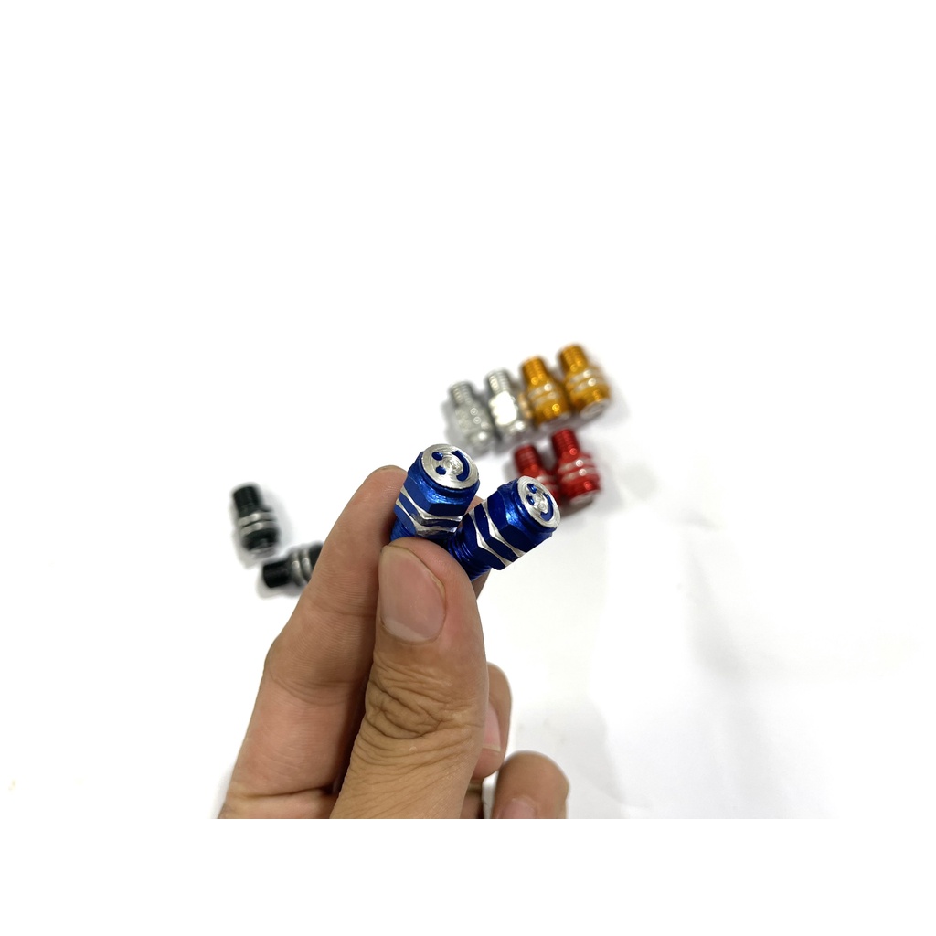 Ốc mặt cười chân gương xe máy 10mm gen xuôi,gen ngược