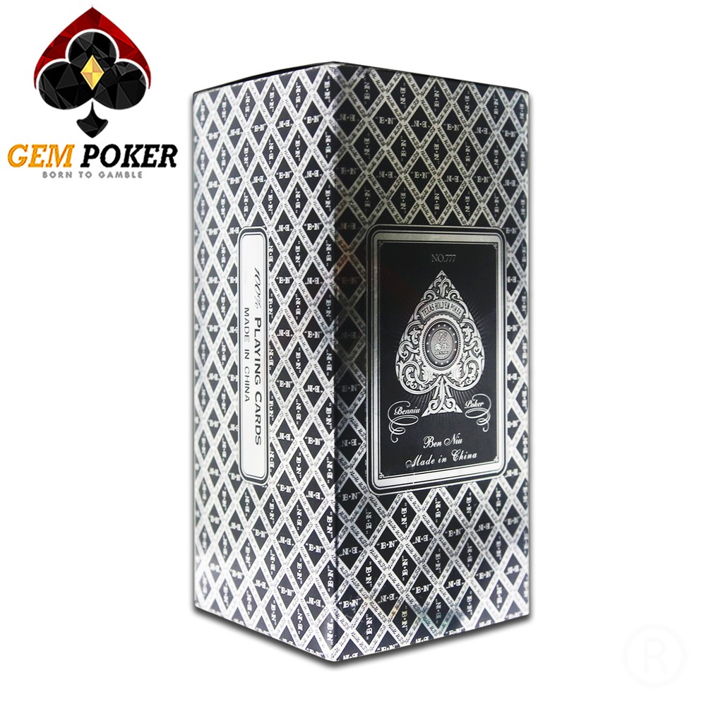 BÀI POKER TEXAS 777 BEN NIU 100% PLASTIC CAO CẤP