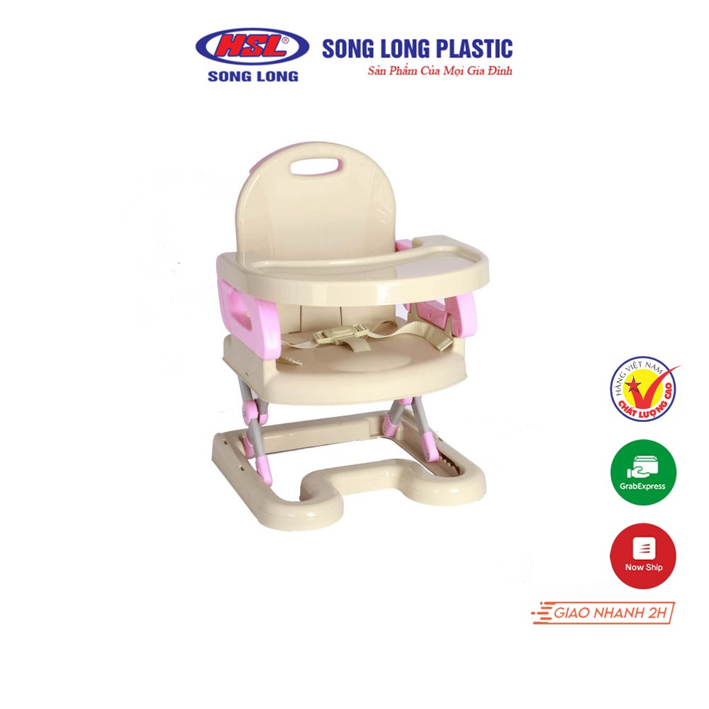 Ghế Ăn Dặm Đa Năng Trẻ Em Song Long Plastic Cho Bé Ăn Dặm Từ 6 Tháng
