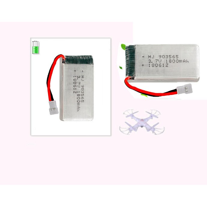 Pin Máy Bay Điều Khiển Dung Lượng Cao 3.7V 1800mAh 25C