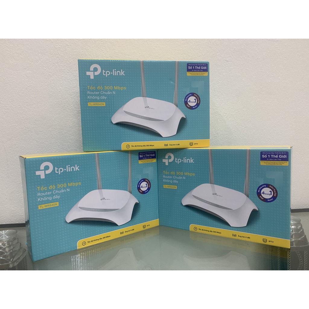 Bộ Phát wifi TP -LINK ( TL- WR 840N) - Hai râu cực khoẻ