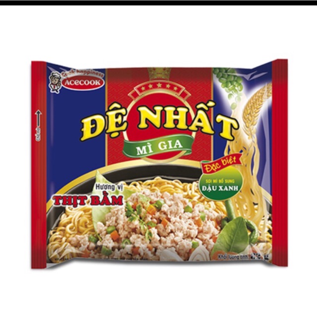 (HSD: T5/2022) Thùng 30 gói mì Đệ Nhất thịt bằm ( 30 gói x 82g) | BigBuy360 - bigbuy360.vn