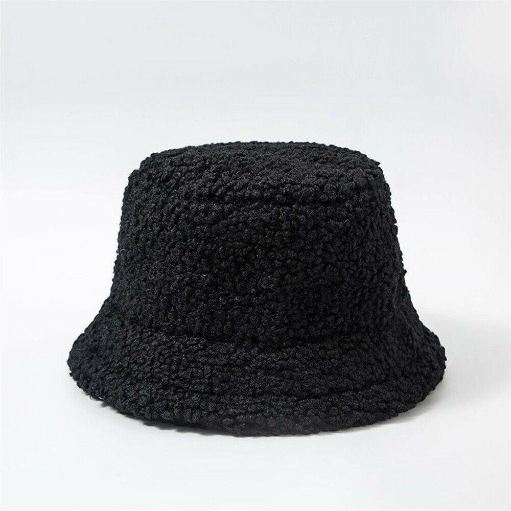EUTUS Nón Bucket Chất Liệu Giả Lông Thú Mềm Mại Cho Phái Nữ