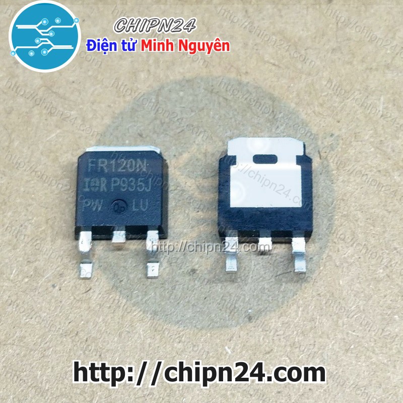 [2 CON] MOSFET Dán FR120 TO-252 9.4A 100V Kênh N (SMD Dán) (FR120N IRFR120 IRFR120NTRPBF)