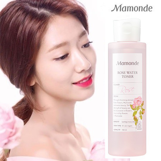 [Mẫu Mới] Nước hoa hồng mamonde rose water