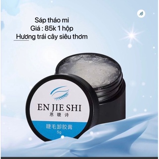 Sáp tháo mi , tẩy keo nối mi nhắm mắt khi tự tháo