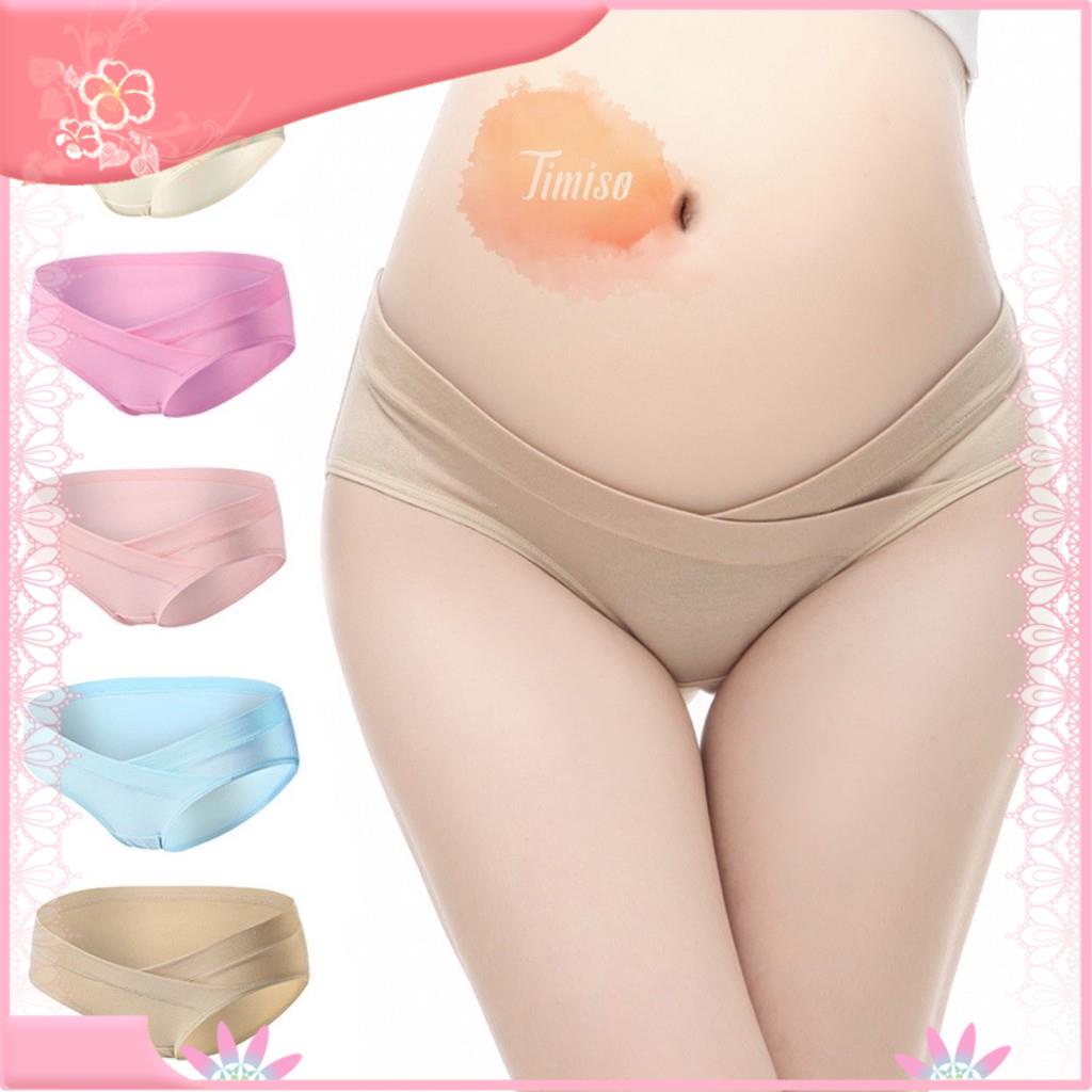 【Hàng sẵn sàng】 Quần lót bầu cạp chéo kháng khuẩn cotton chất đẹp QL001