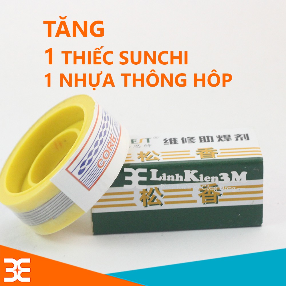 Mỏ hàn chì điều chỉnh nhiệt độ No.907 60W tặng 01 thiếc sunchi và nhựa thông hộp