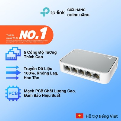 [5 Cổng - Tốc Độ Cao] Bộ Chia Tín Hiệu TP-Link TL-SF1005D Switch 5 ports 10/100Mbps