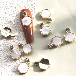Charm nail hàn màu xà cừ gắn móng tay