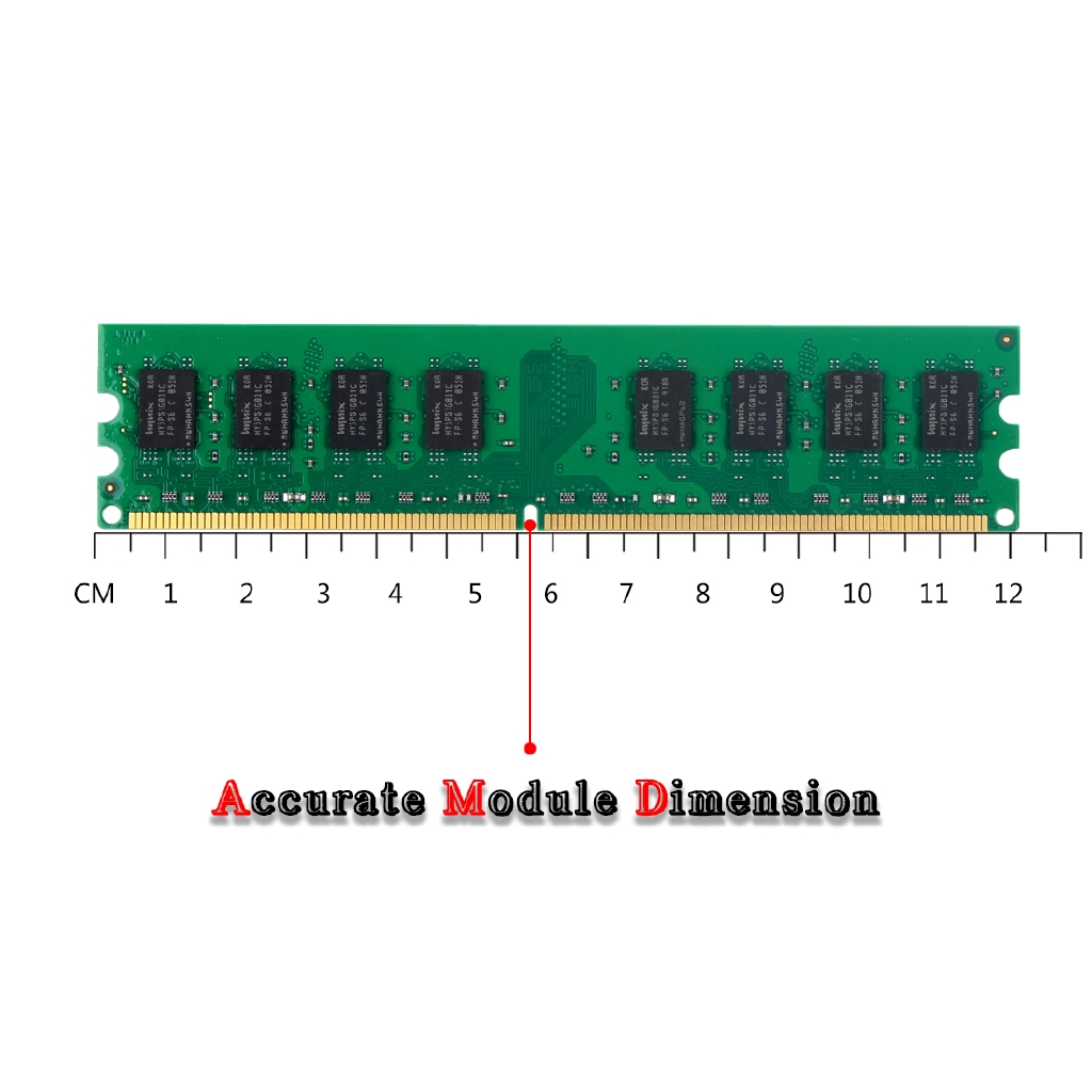 Set 2 Ram Máy Tính 2gb Ddr2 667mhz 2rx8 Pc2-5300u 240pin Dimm | BigBuy360 - bigbuy360.vn