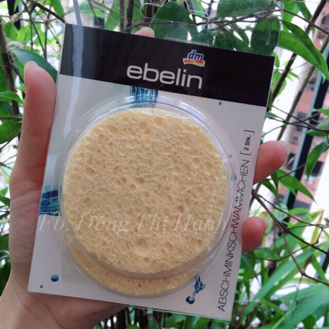 #Miếng bọt biển rửa mặt #Ebelin Abschminkschwämmchen