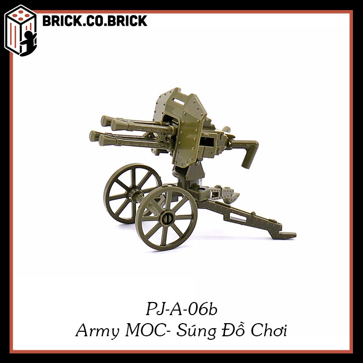 Phụ kiện MOC Army Vũ Khí Hiện Đại Đồ Chơi Lắp Ráp Minifig Mô Hình Sáng Tạo Trang Trí Quân Đội PJ-A-06b
