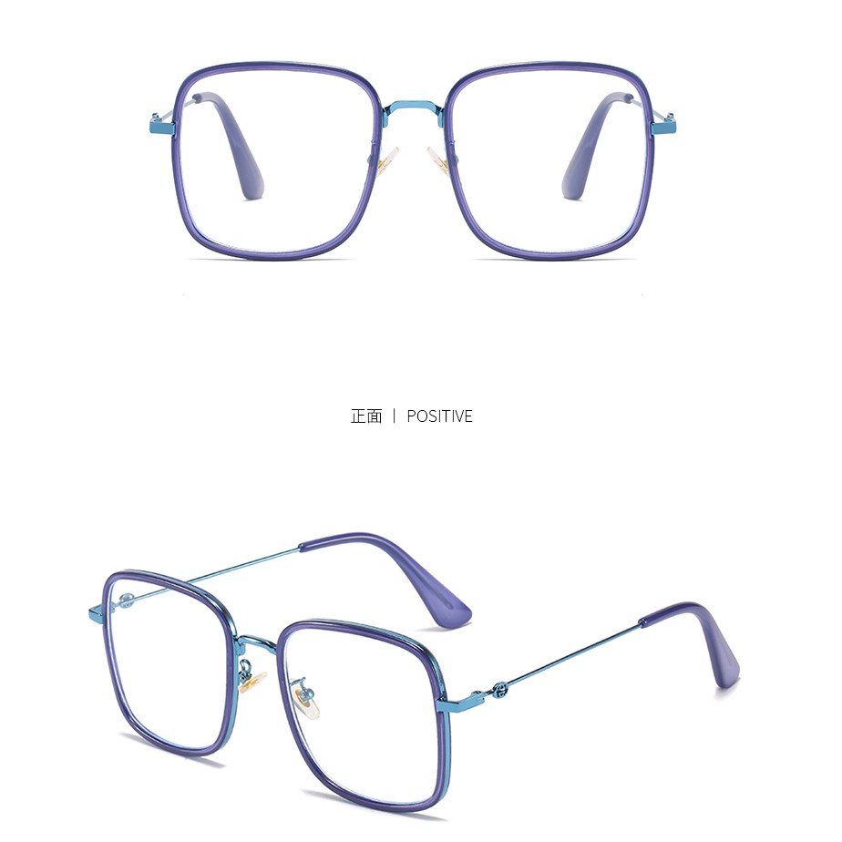 Gọng kính kim loại chống tia sáng xanh thời trang Hàn Quốc