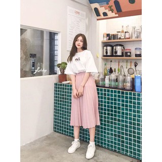 Chân váy xếp ly tiểu thư