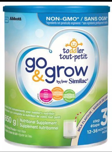 Bay air đủ bill][date 2025] Sữa bột Similac go and grow 850g