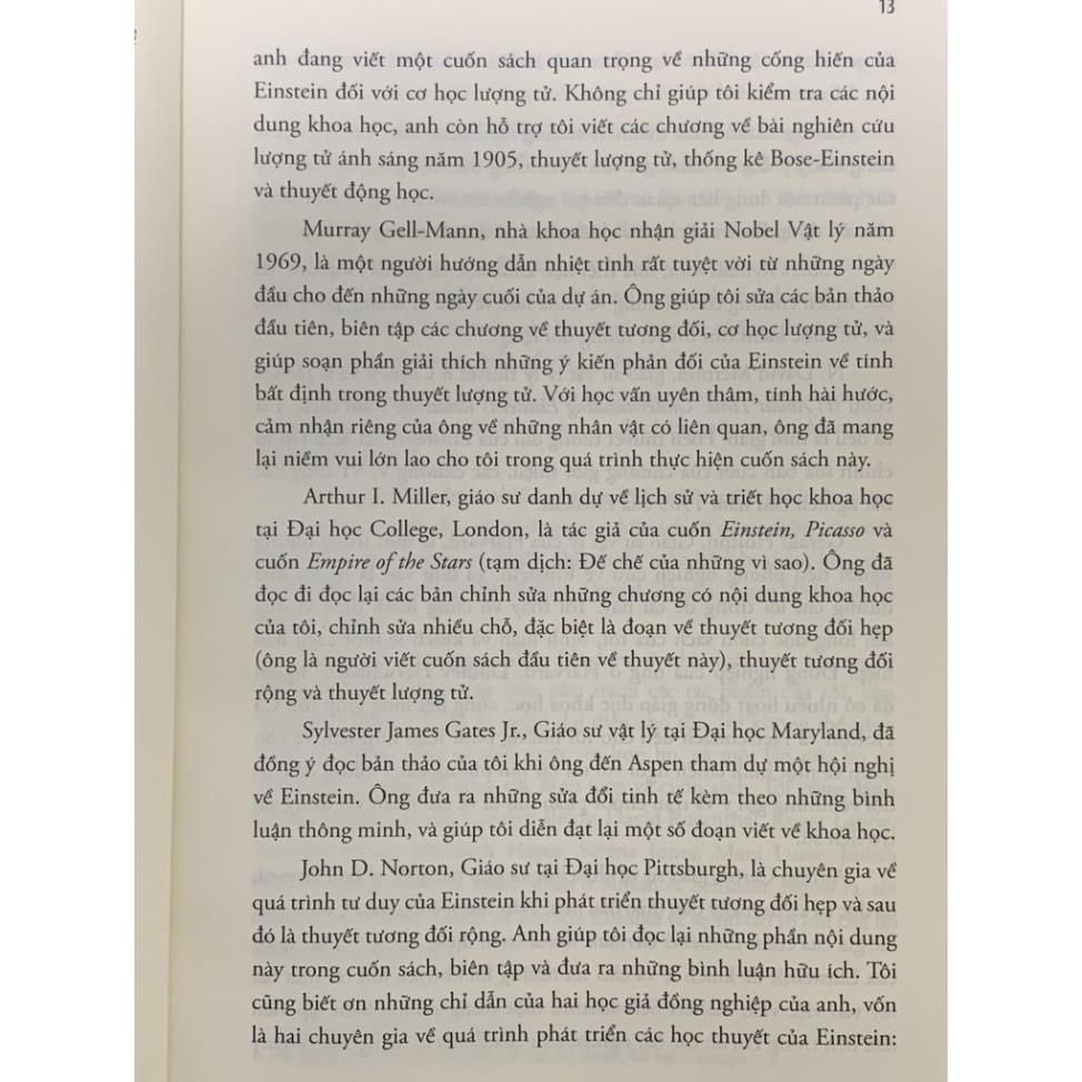 Sách- Einstein – Cuộc Đời Và Vũ Trụ (Tái bản 2022) - AlphaBooks