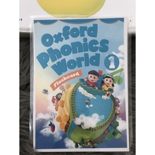 Thẻ từ vựng theo sách Oxford phonics world 1, Flashcard, Giáo cụ dạy học