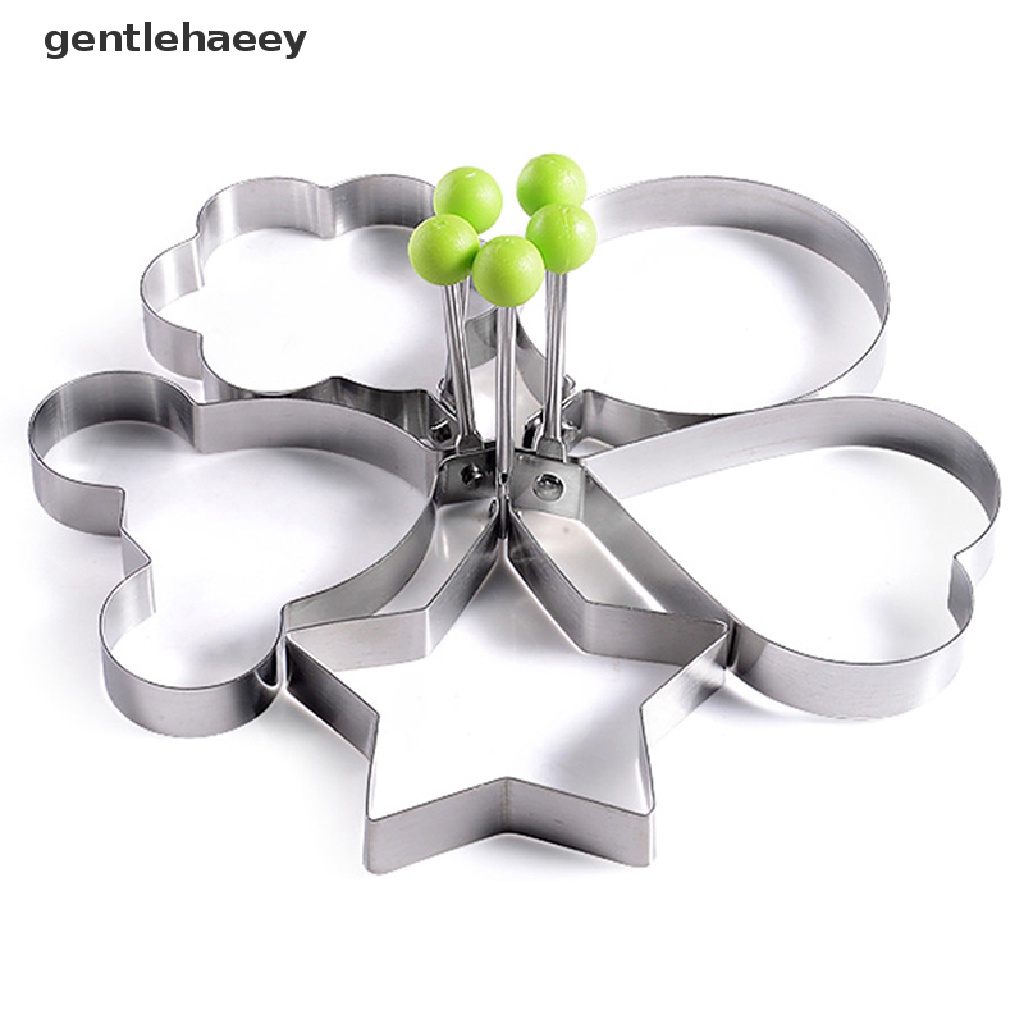 Bộ 5 Khuôn Chiên Trứng Ốp La Bằng Thép Không Gỉ