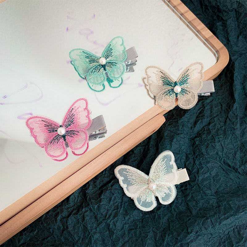 BUTTERFLY 1 Kẹp Tóc Hình Bướm Xinh Xắn Cho Nữ