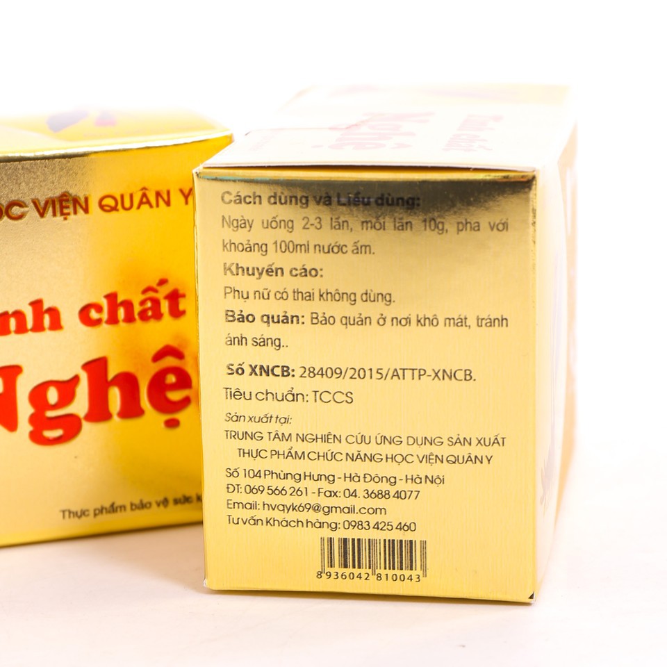 Tinh chất nghệ Học viện quân y