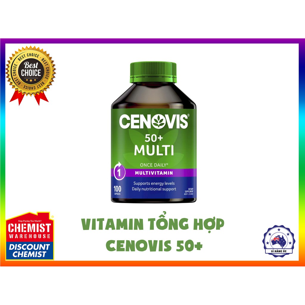 Vitamin Tổng Hợp Cenovis 50+