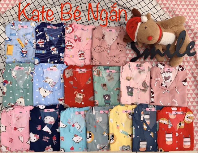 Đồ Bộ &quot; Baby &quot; Pijama Kate Tay Ngắn Quần Ngắn .