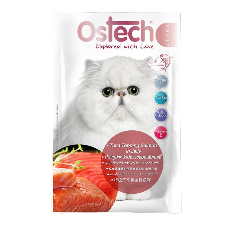 Pate cao cấp cho mèo Ostech Ultra Pounch Cat 70g