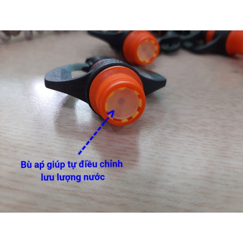 Béc tưới cây bù áp Bảo Bình BB909 BAG, Bộ 10 Béc BB909BAG bù áp