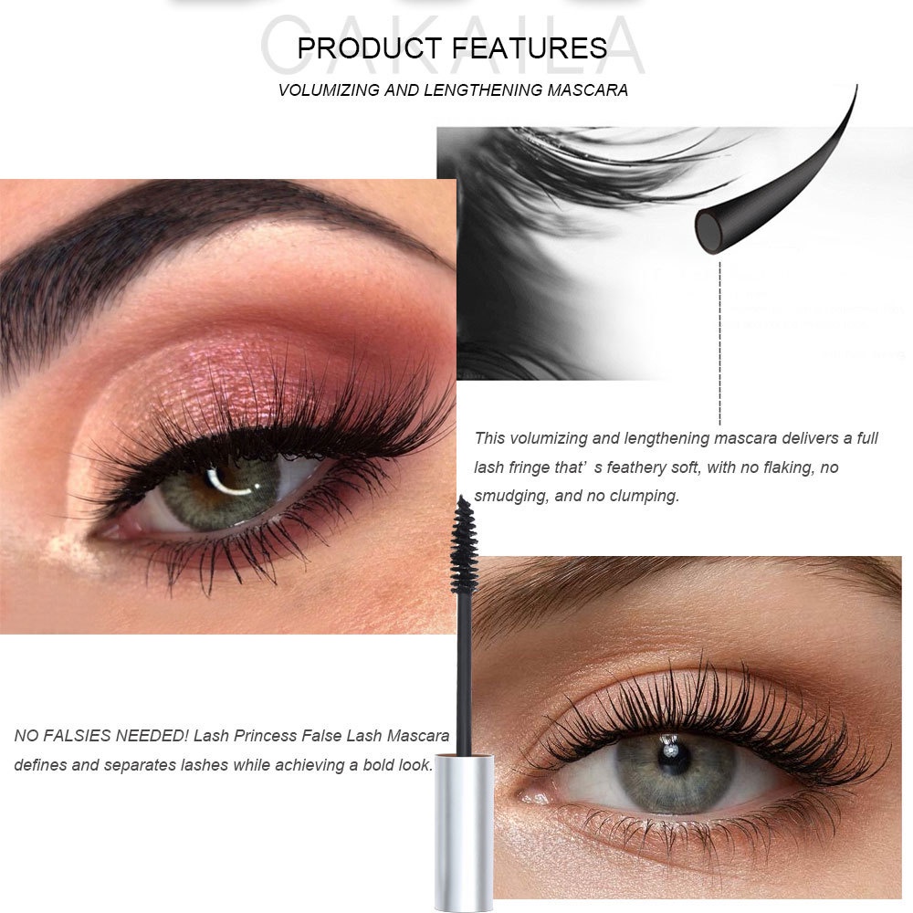 Mascara Chống Thấm Nước Lâu Trôi Không Dễ Phai Đầu Cọ Mỏng Tự Nhiên