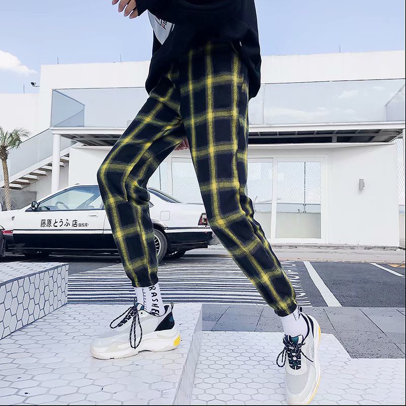 Quần dài kẻ sọc caro đơn giản dành cho nữ | BigBuy360 - bigbuy360.vn