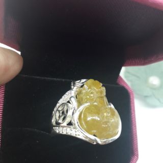 Nhẫn tỳ hưu tóc vàng nam
