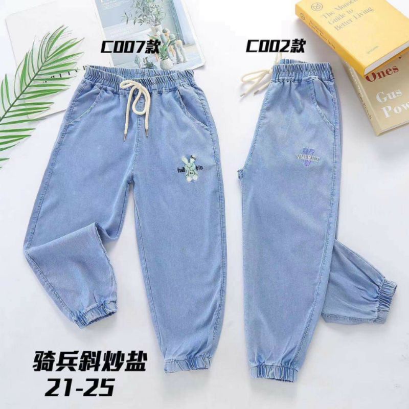 Quần jean giấy bé gái 6-14y
