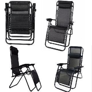 Ghế xếp thư giãn ngã được 160 độ nằm thoải mái khung thép chắc chắn chịu tải trọng 120kg