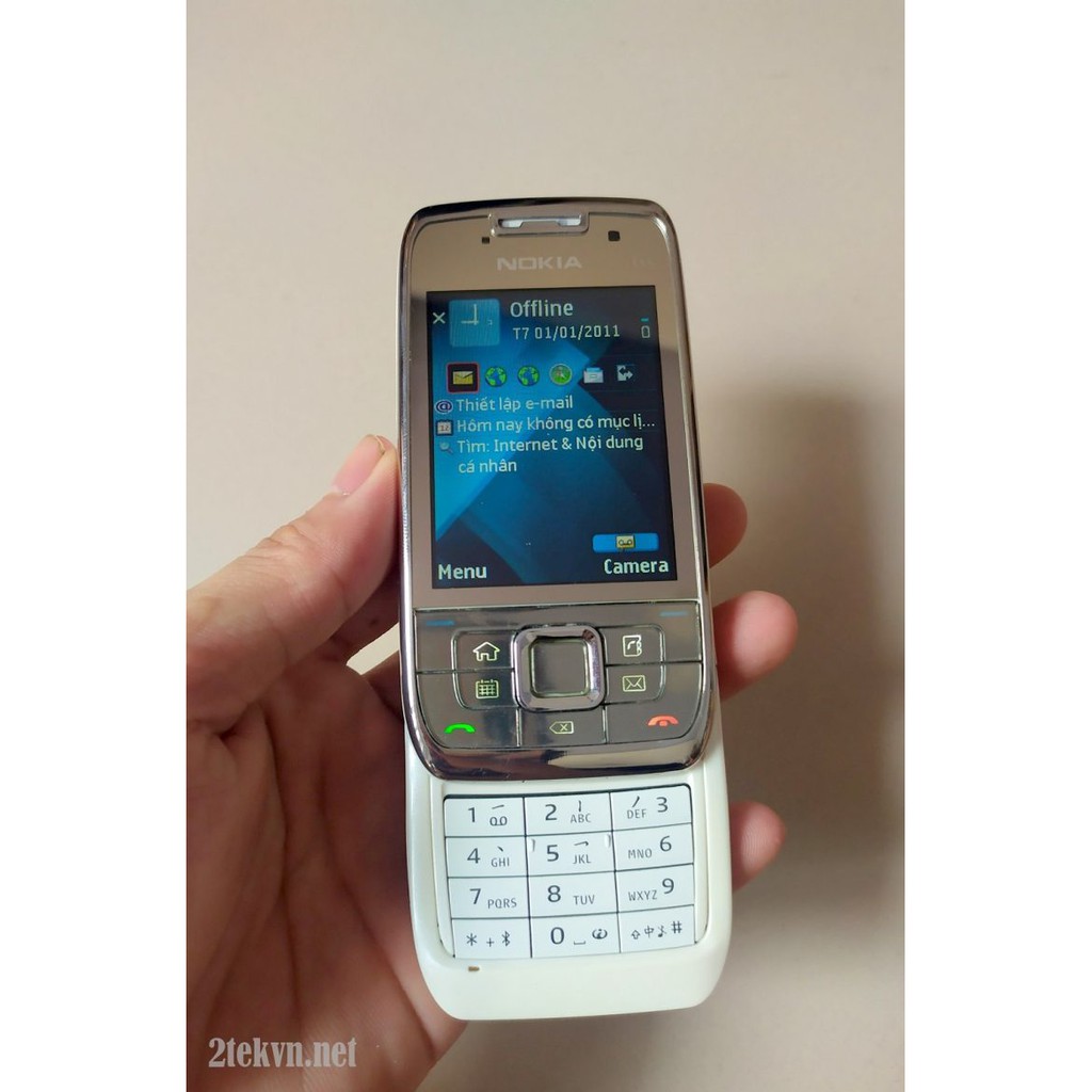 [Sốc] Điện thoại nắp trượt nokia E66 chính hãng giá rẻ-Bảo hành 1 năm