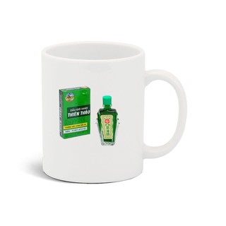 Cốc in hình dầu thiên thảo hộp 12 lọ
