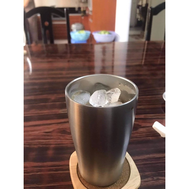 Ly giữ nhiệt inox, hàng nhật bãi 450ml