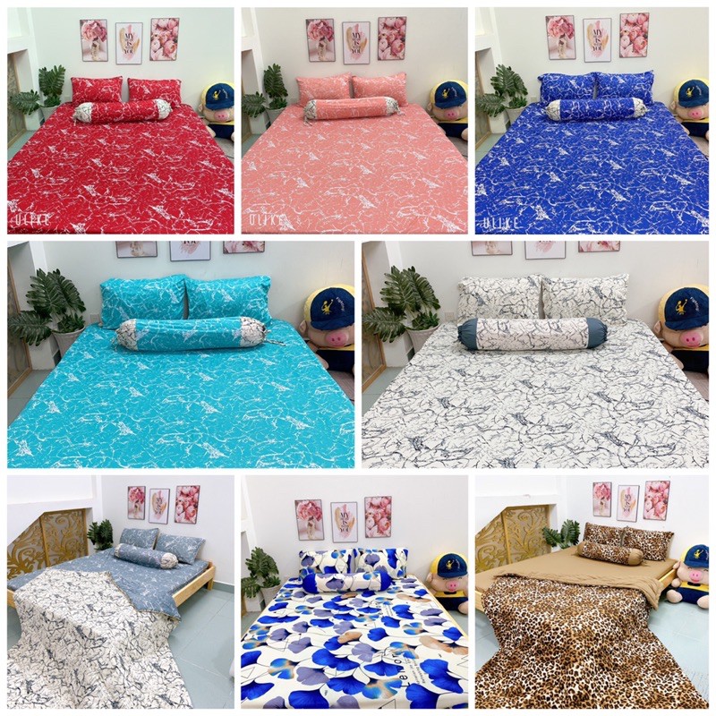 bộ drap thun đủ size kèm mền 2m x 2m2