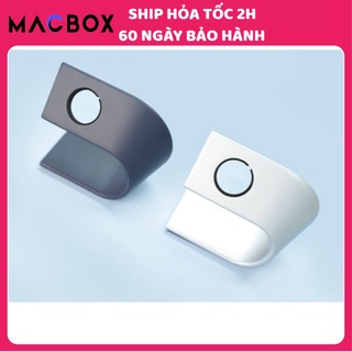 Đế dock sạc không dây apple watch nhôm nguyên khối kiêm giá đỡ dạng treo đồng hồ thông minh macbox n09