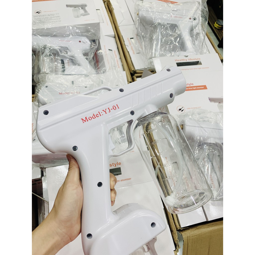 Máy xịt khử khuẩn  cầm tay Nano Atomizer -  Súng phun khử trùng diệt khuẩn tia UV cao cấp, an toàn, tiện lợi